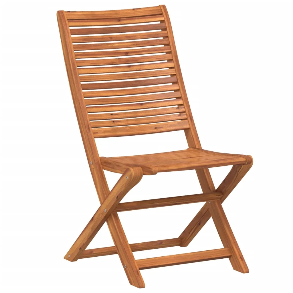 Foldbare Havestole 51x66x95 Cm Massivt Akacietræ, produktbillede 3 af 15, Havestole i akacietræ hos HomeNordic