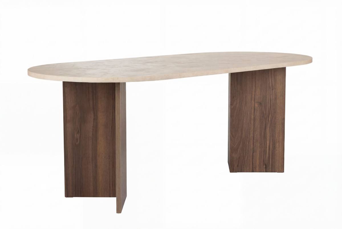 NORDVÄRK Sabella spisebord, oval, produktbillede 2 af 6, Spiseborde hos HomeNordic