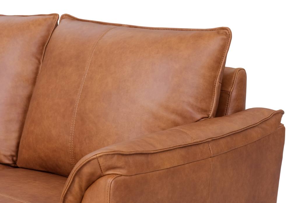 Jazz sofa i brun okselæder, produktbillede 7 af 9, Sofaer hos HomeNordic