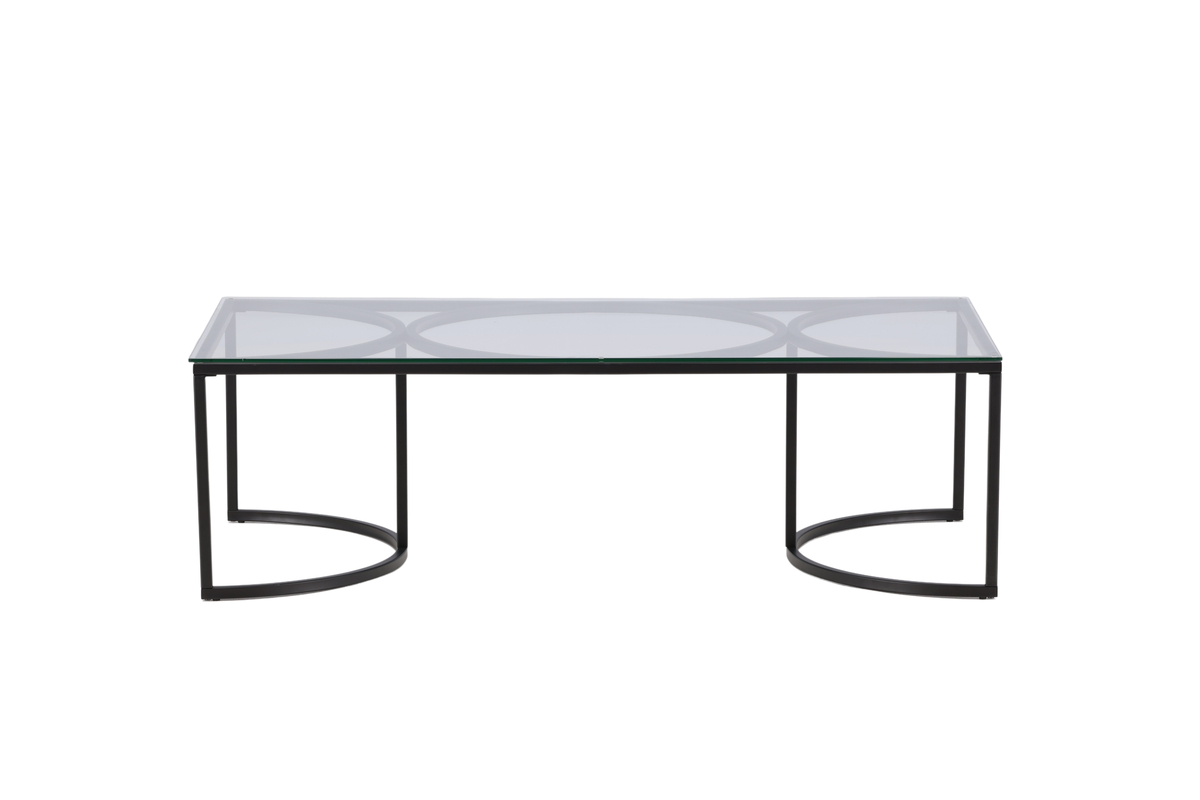 Plexus - Sofabord i glas og metal, 70 x 140 cm, produktbillede 9 af 10, Moderne designs hos HomeNordic