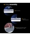 120cm 38W Gigant LED armatur, Gennemfortrådet, produktbillede 19 af 19, LED-armaturer hos HomeNordic
