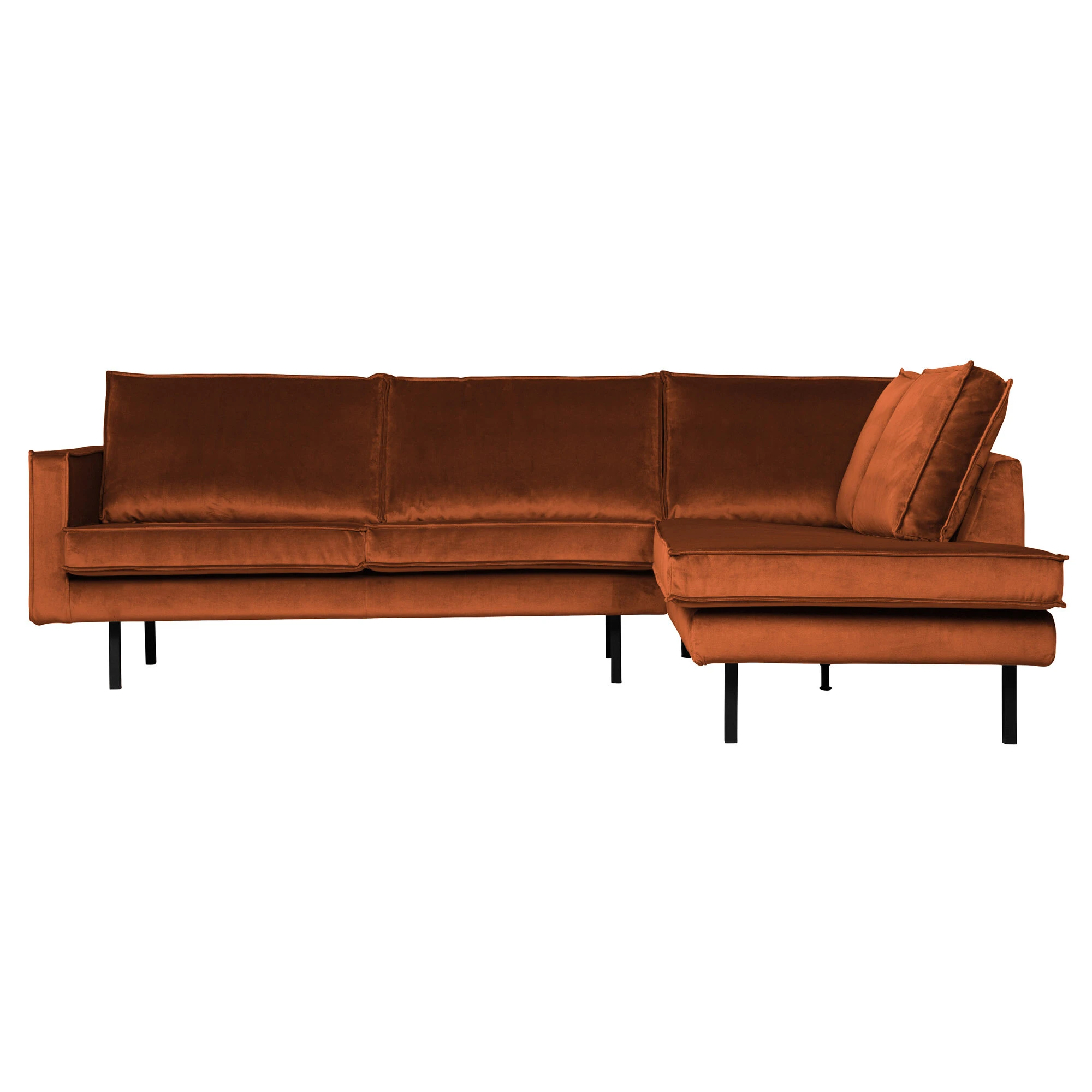 Rodeo Hjørnesofa Højrevendt Velour, produktbillede 5 af 5, Sofaer hos HomeNordic