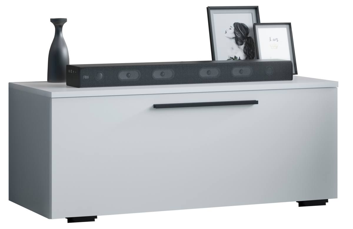 VCM NORDIC Arila S TV-bord, m. 1 låge og 2 rum, produktbillede 3 af 5, TV-borde hos HomeNordic