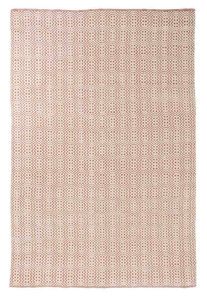Star rødt tæppe 140 x 200 cm til inde og ude, Tæpper hos HomeNordic