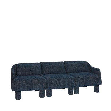 HÜBSCH ELEGANCE SOFA MØRKEBLÅ, produktbillede 3 af 3, Sofaer hos HomeNordic