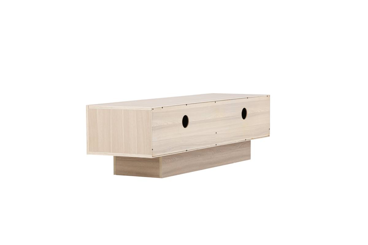 VENTURE DESIGN Cuenca TV-bænk, m. 2 låger og hylde, produktbillede 8 af 17, TV-borde hos HomeNordic