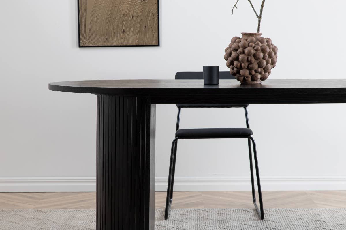 VENTURE DESIGN Bianca spisebord, oval, produktbillede 12 af 14, Spiseborde hos HomeNordic