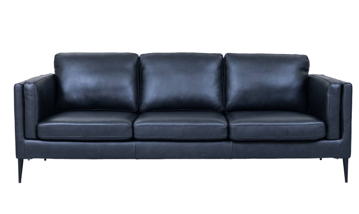 Madrid sofa i sort okselæder, produktbillede 2 af 8, Sofaer hos HomeNordic