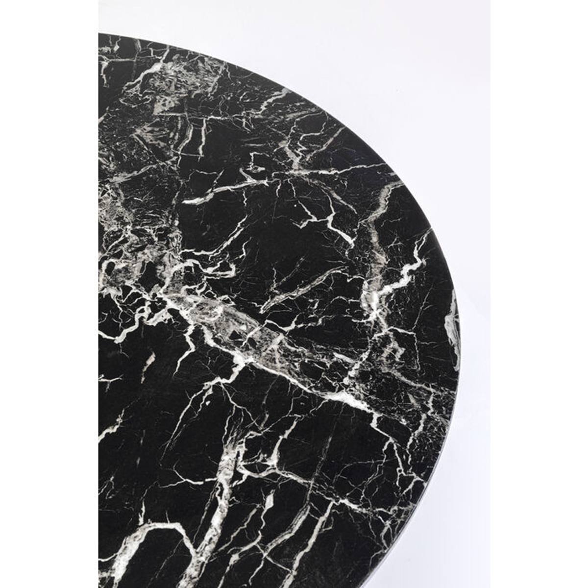KARE DESIGN Veneto Marble Black spisebord, rund, produktbillede 2 af 5, Spiseborde hos HomeNordic