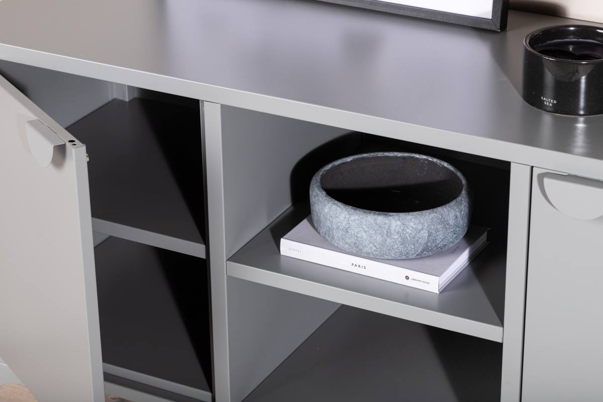 VENTURE DESIGN Piring TV-bord, m. 2 låger og 3 hylder, produktbillede 15 af 17, TV-borde hos HomeNordic