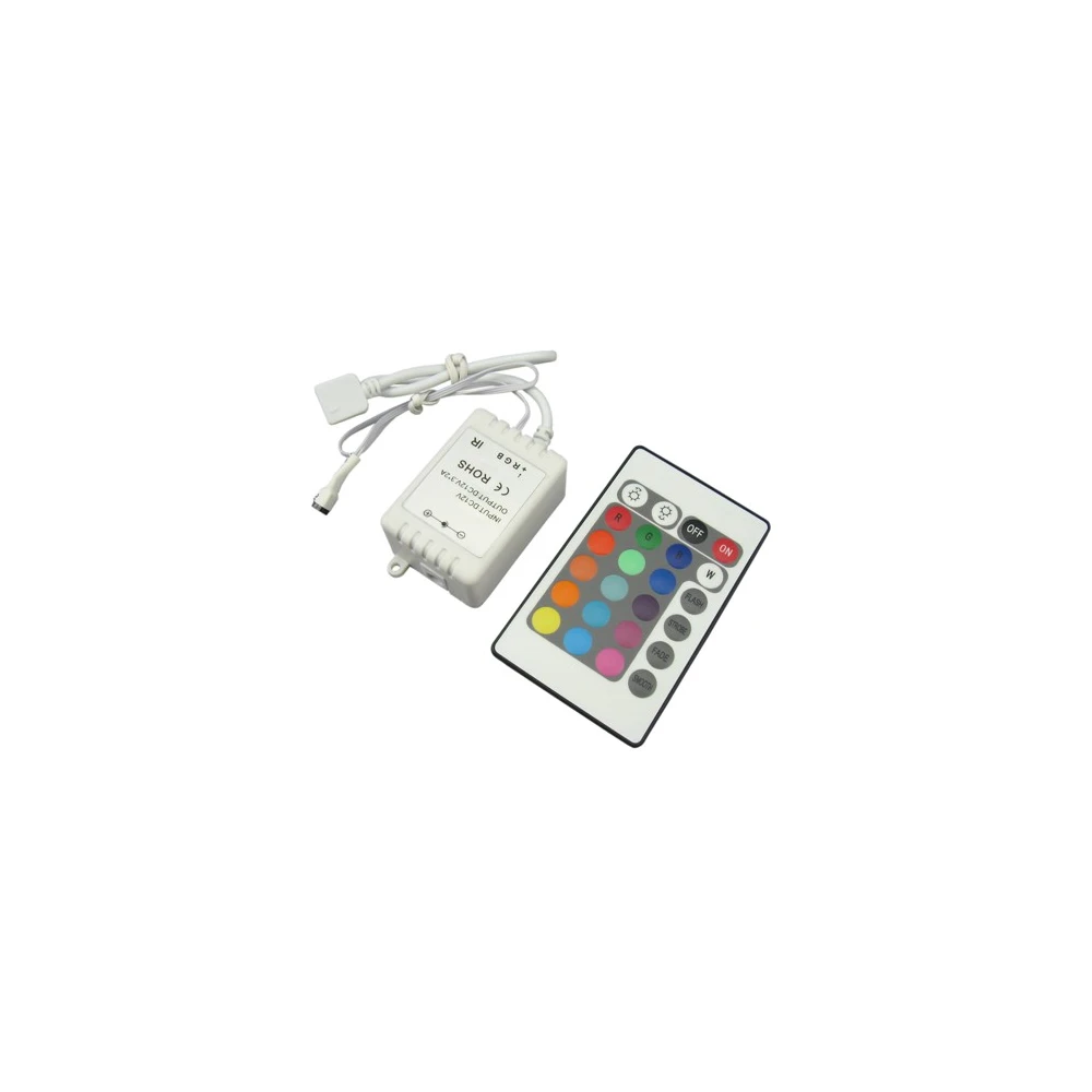 RGB kontroller med fjernbetjening, LED-strips hos HomeNordic