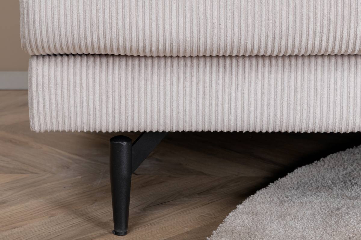 Warden - Lænestol i beige polyester fløjl, produktbillede 7 af 15, Lænestole hos HomeNordic