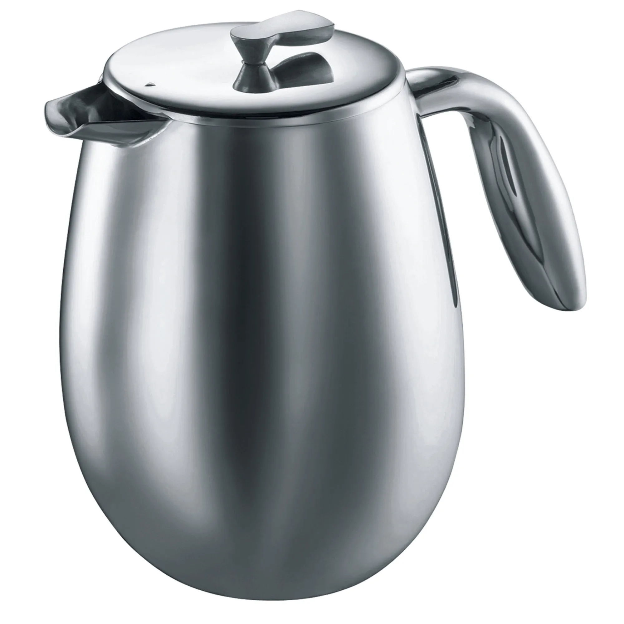 Columbia kaffebrygger, 12 kop, mat krom, Kaffemaskiner hos HomeNordic