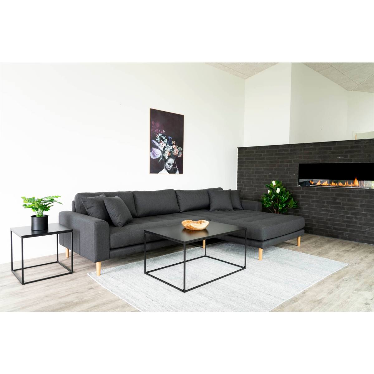 Zeta - Sofabord i sort metal og sort plade, produktbillede 10 af 10, Moderne designs hos HomeNordic