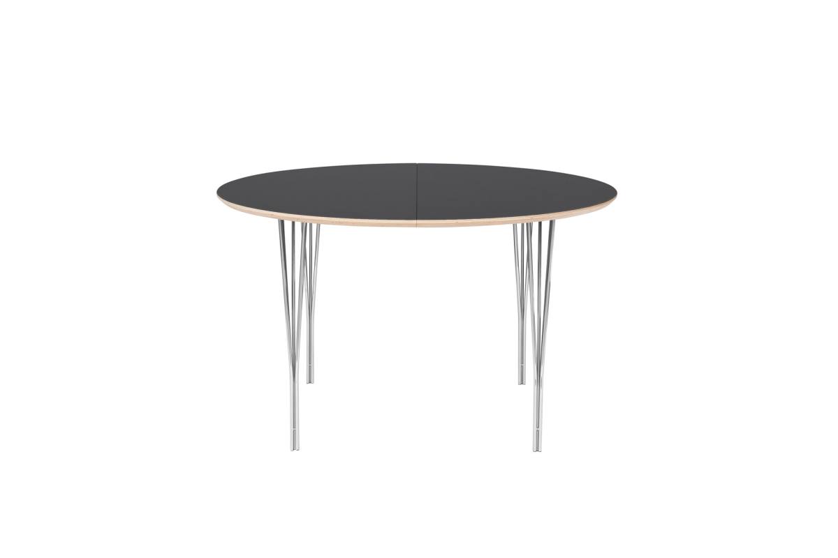 HASLEV SYMPHONY SPISEBORD 82 GRAPHITE LAMINAT METAL BEN, Spiseborde hos HomeNordic