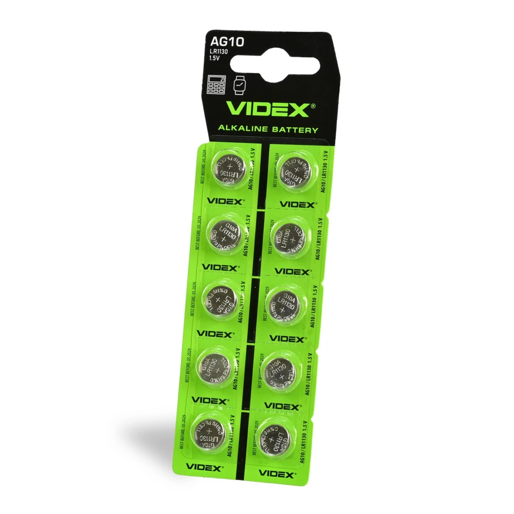 10 stk. AG10/LR1130, Batterier hos HomeNordic