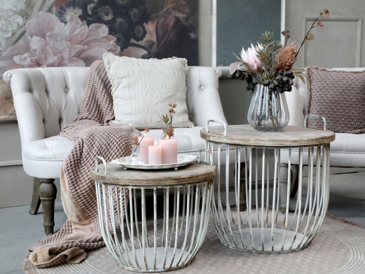 CHIC ANTIQUE HØRSTOF SOFA / 2 PERS, produktbillede 3 af 5, Sofaer hos HomeNordic