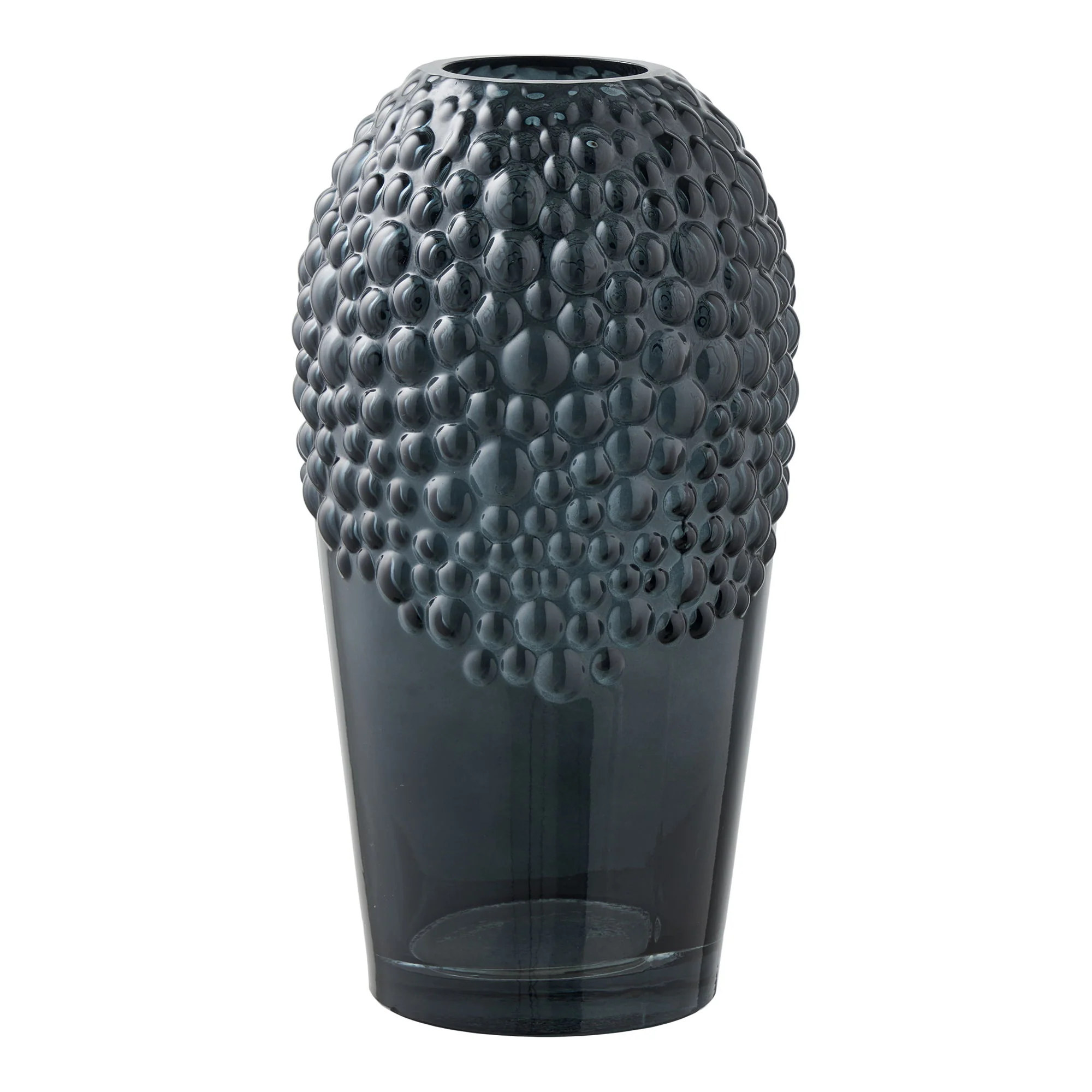 Vase - Vase, Glas, Mørkegrå Ø14X25 Cm, Vaser hos HomeNordic