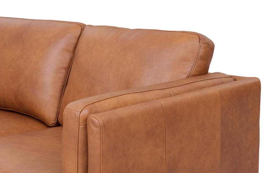 Madrid sofa i brun okselæder, produktbillede 7 af 9, Sofaer hos HomeNordic