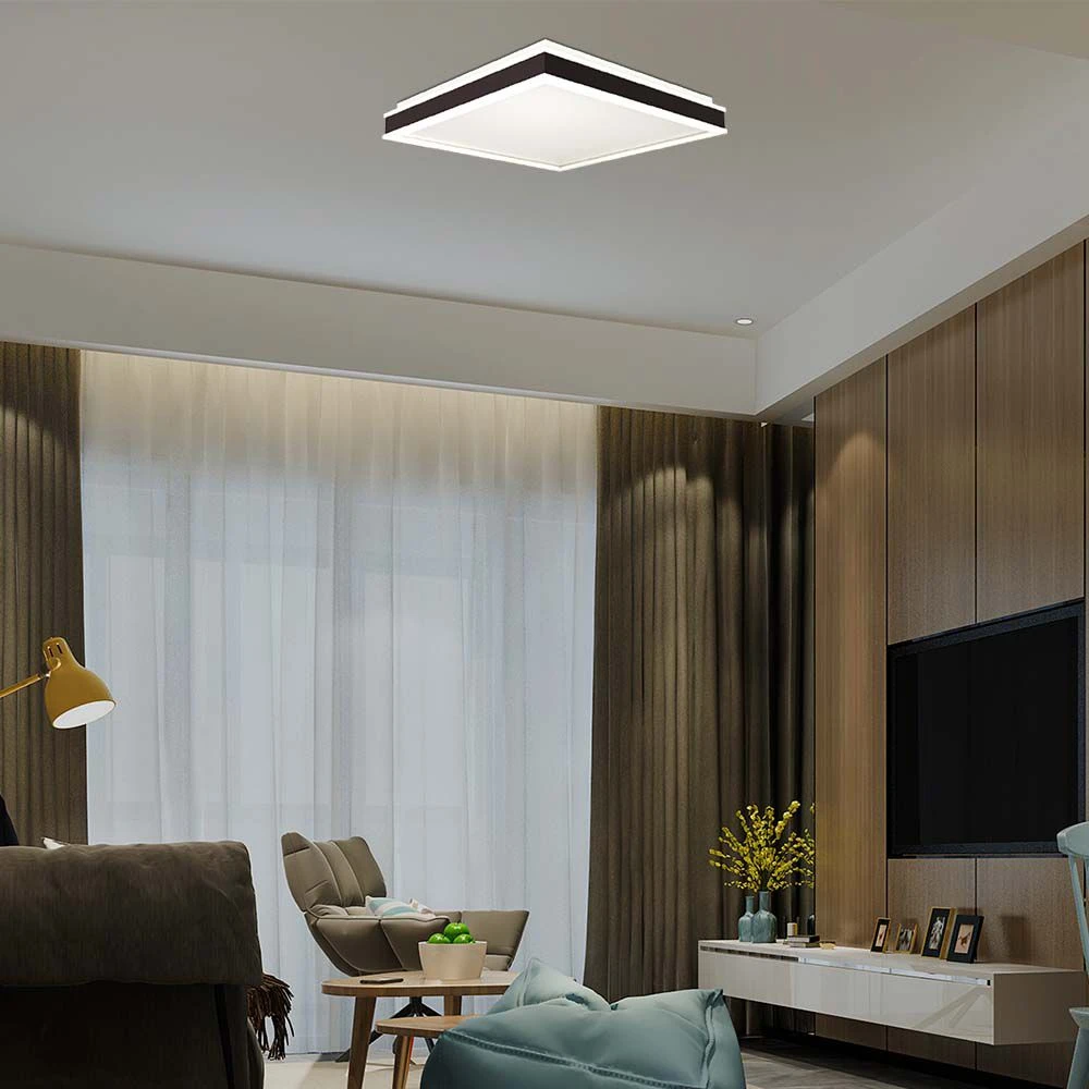 24W Firkantet LED designer loftslampe, Andre varer hos HomeNordic