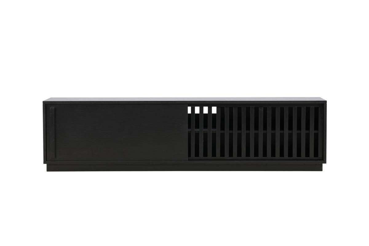 VENTURE DESIGN Lugo TV-bænk, m. 2 skydelåger og hylde, produktbillede 4 af 16 hos HomeNordic