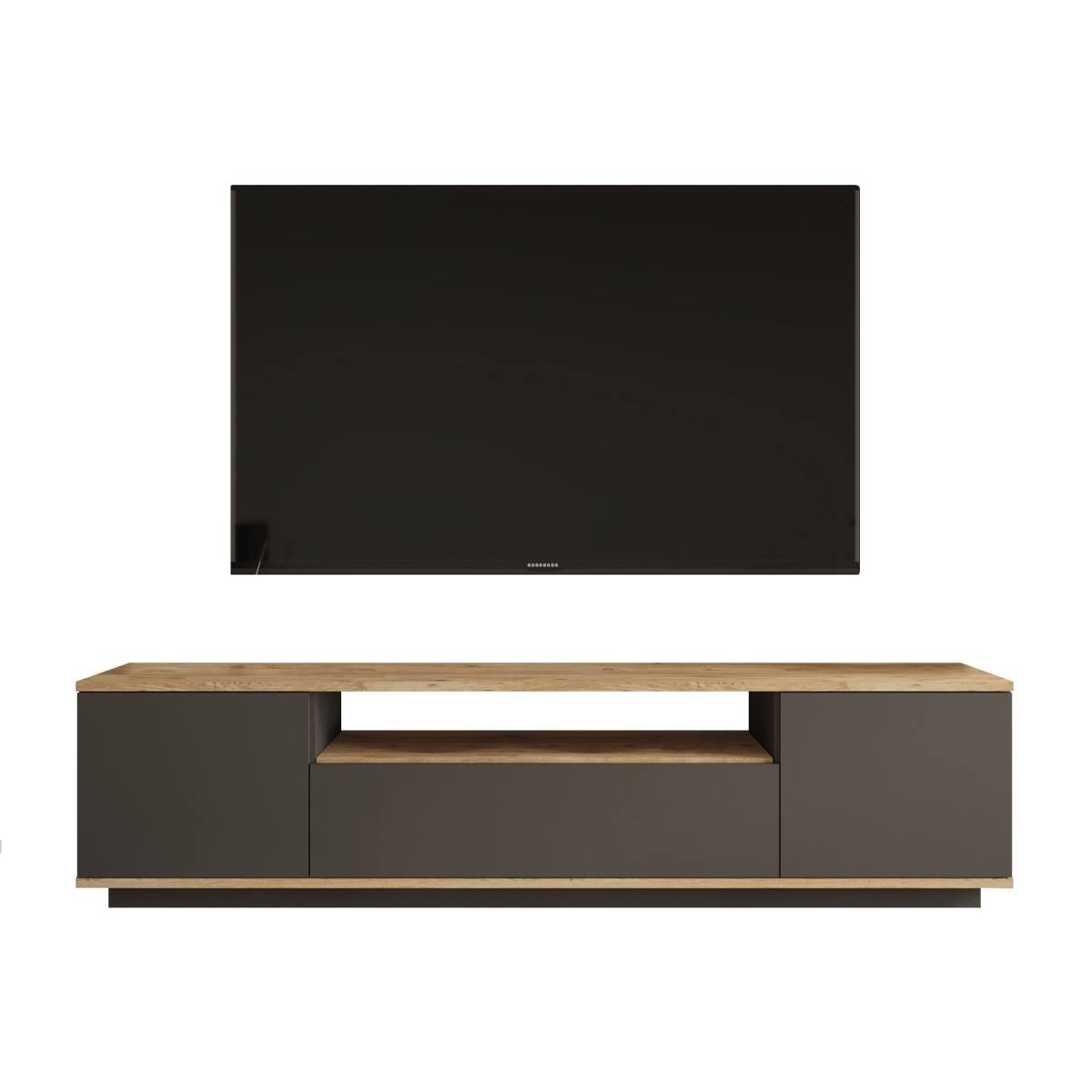 NORDVÄRK FR7 TV-bord, m. 3 låger og 1 hylde, TV-borde hos HomeNordic