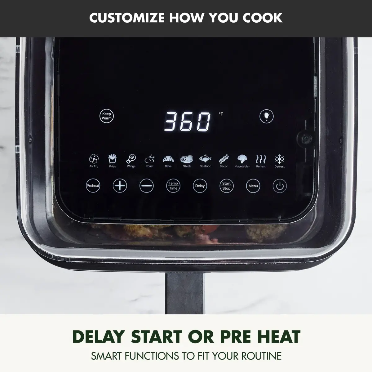 Airfryer 7 liter, sort, produktbillede 5 af 8, Airfryers hos HomeNordic