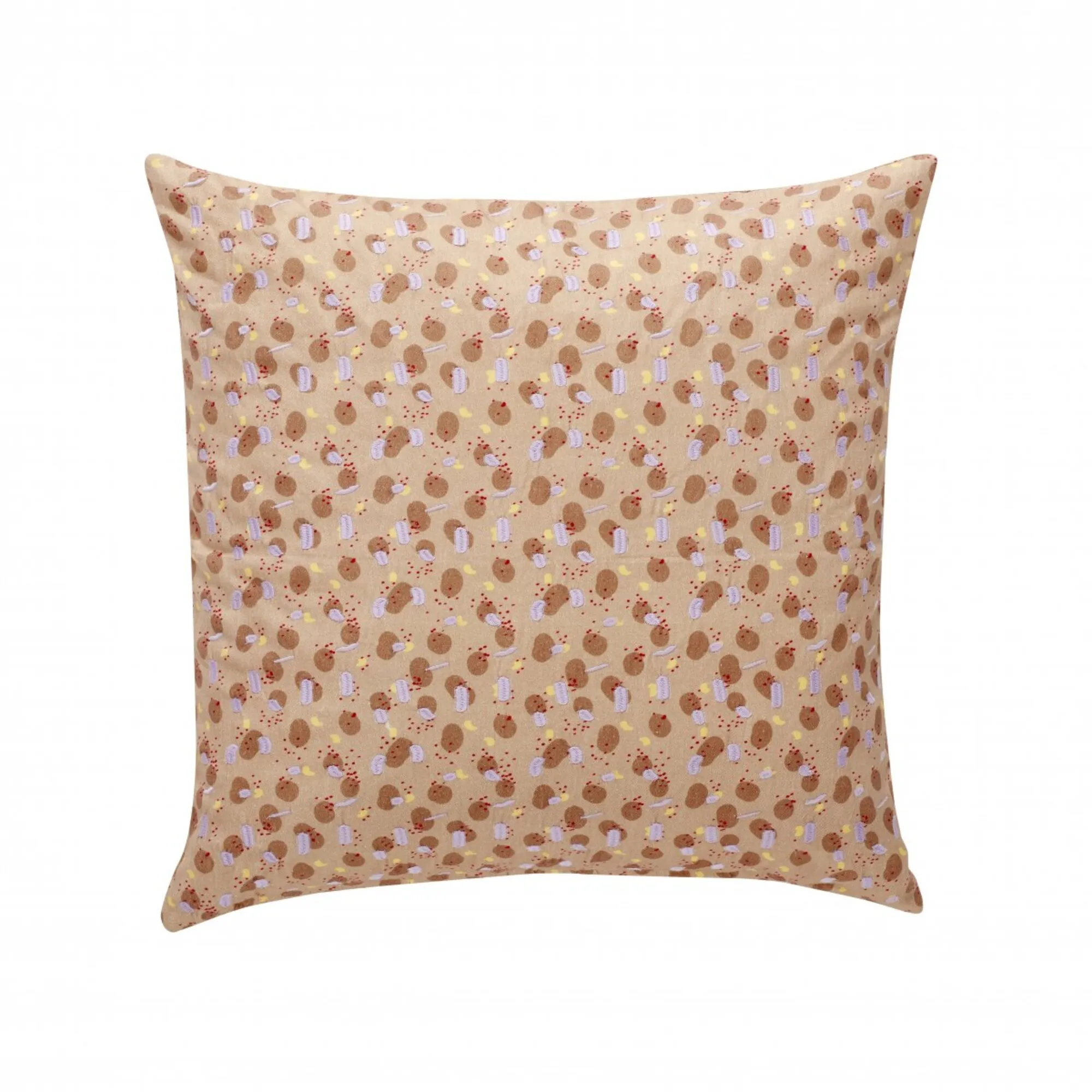 Speckle - Pude i Beige/Brun/Lilla/Gul, Puder hos HomeNordic