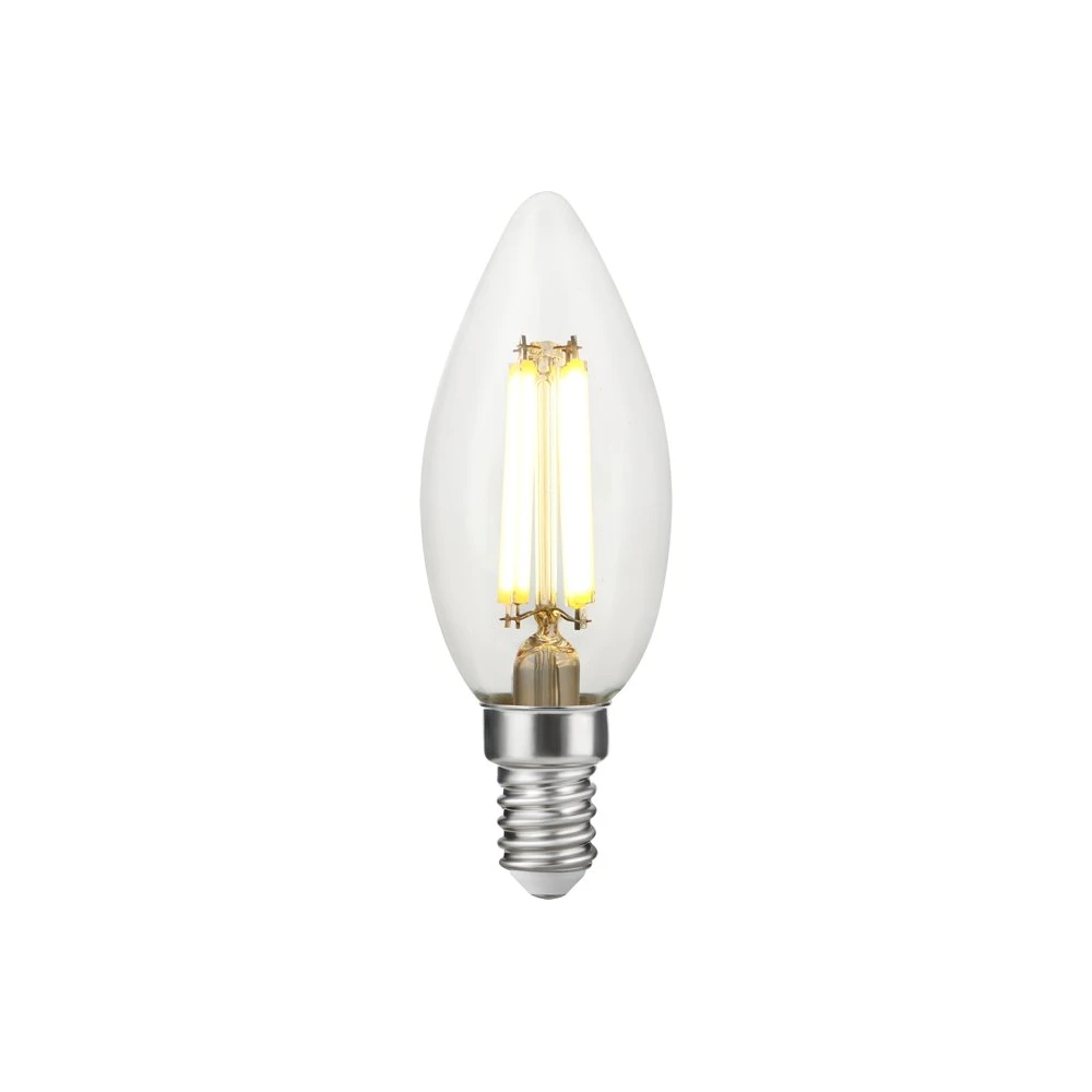 E14 7W dæmpbar LED kertepære, Glas hos HomeNordic