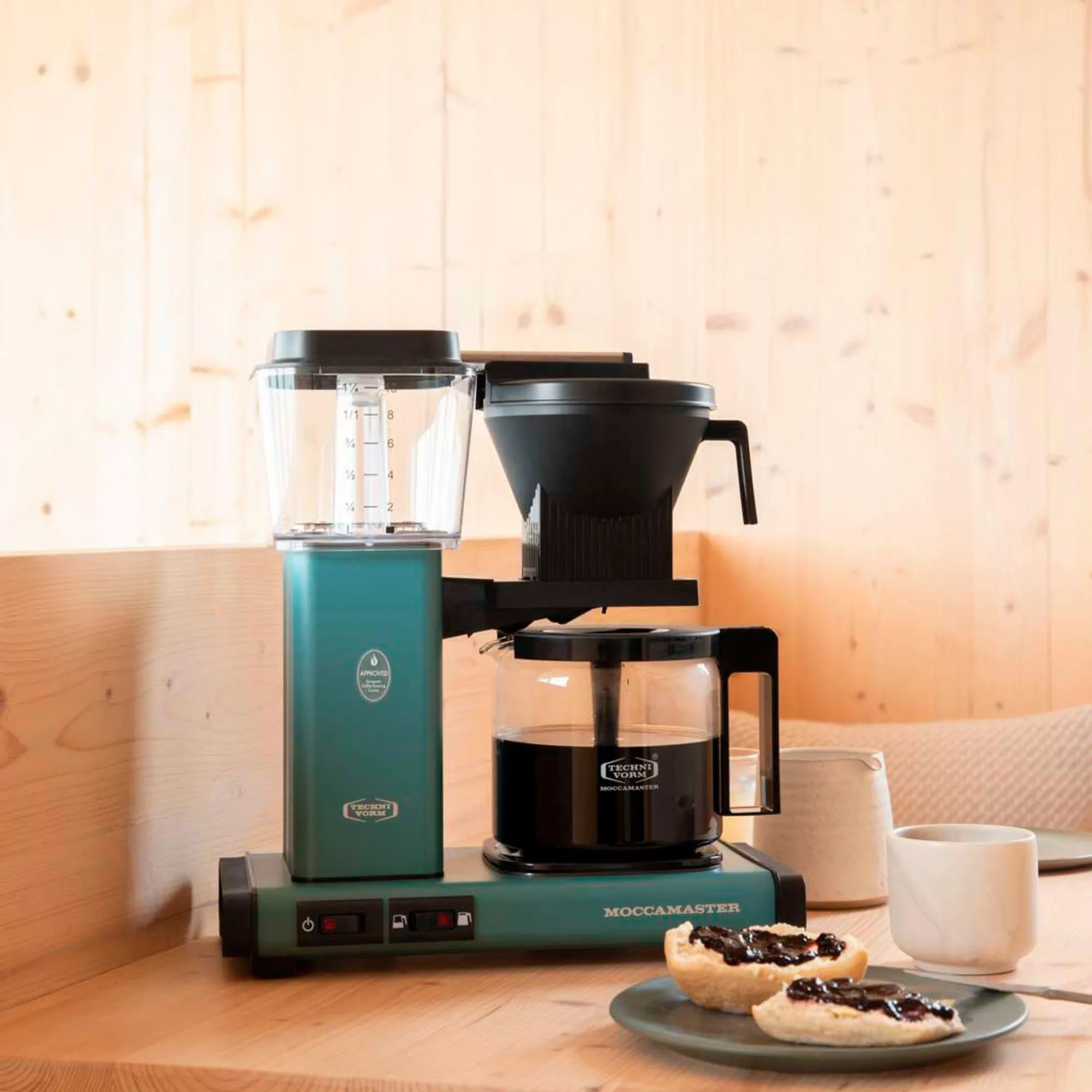 Optio kaffemaskine, Ocean, produktbillede 3 af 6, Kaffemaskiner hos HomeNordic