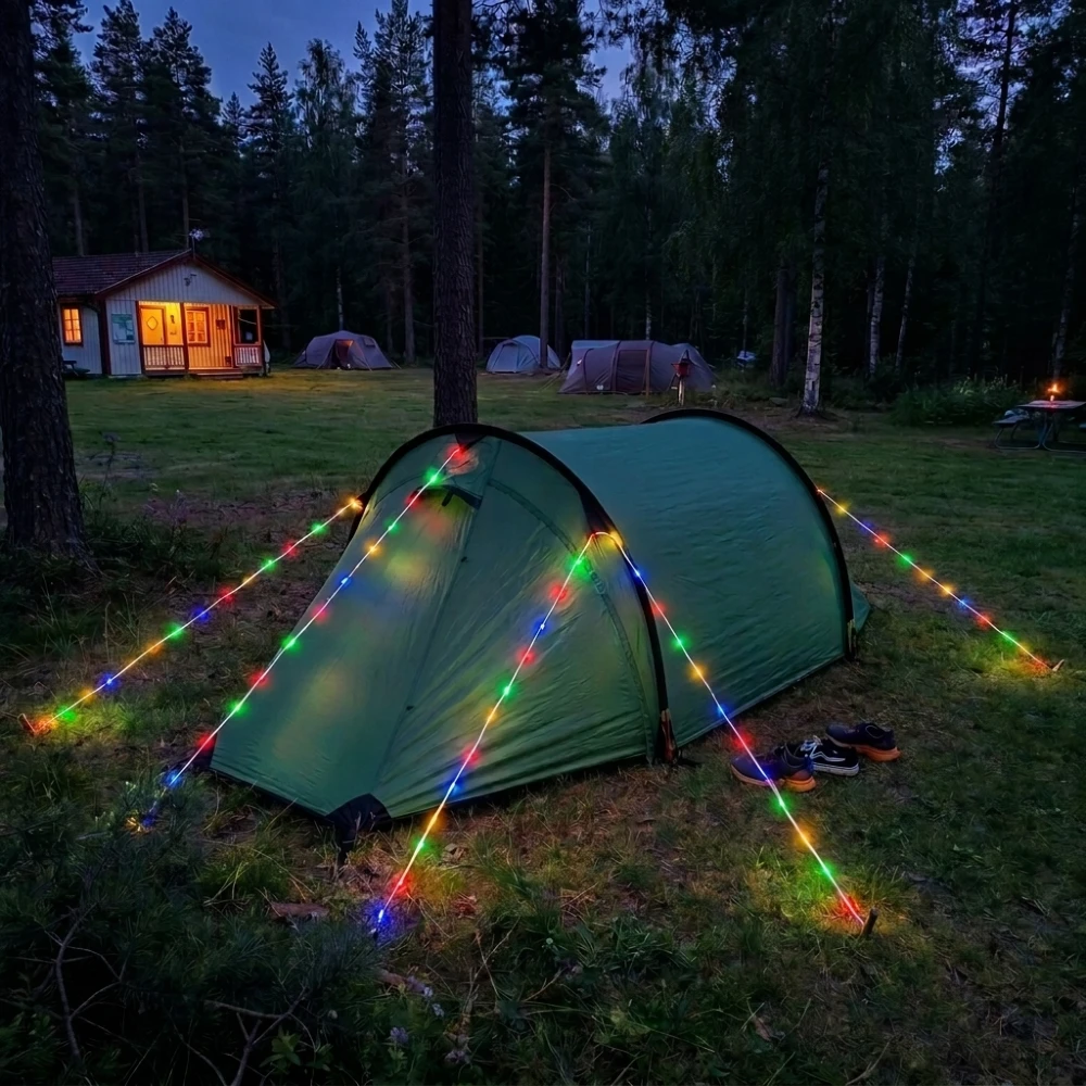 5m hvidt reb med RGB lys, Andre varer hos HomeNordic