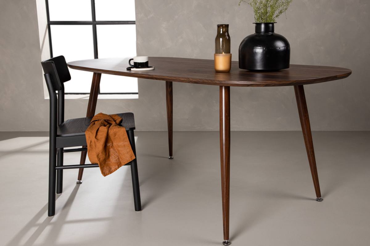 VENTURE DESIGN Sanford spisebord, oval, produktbillede 17 af 17, Spiseborde hos HomeNordic