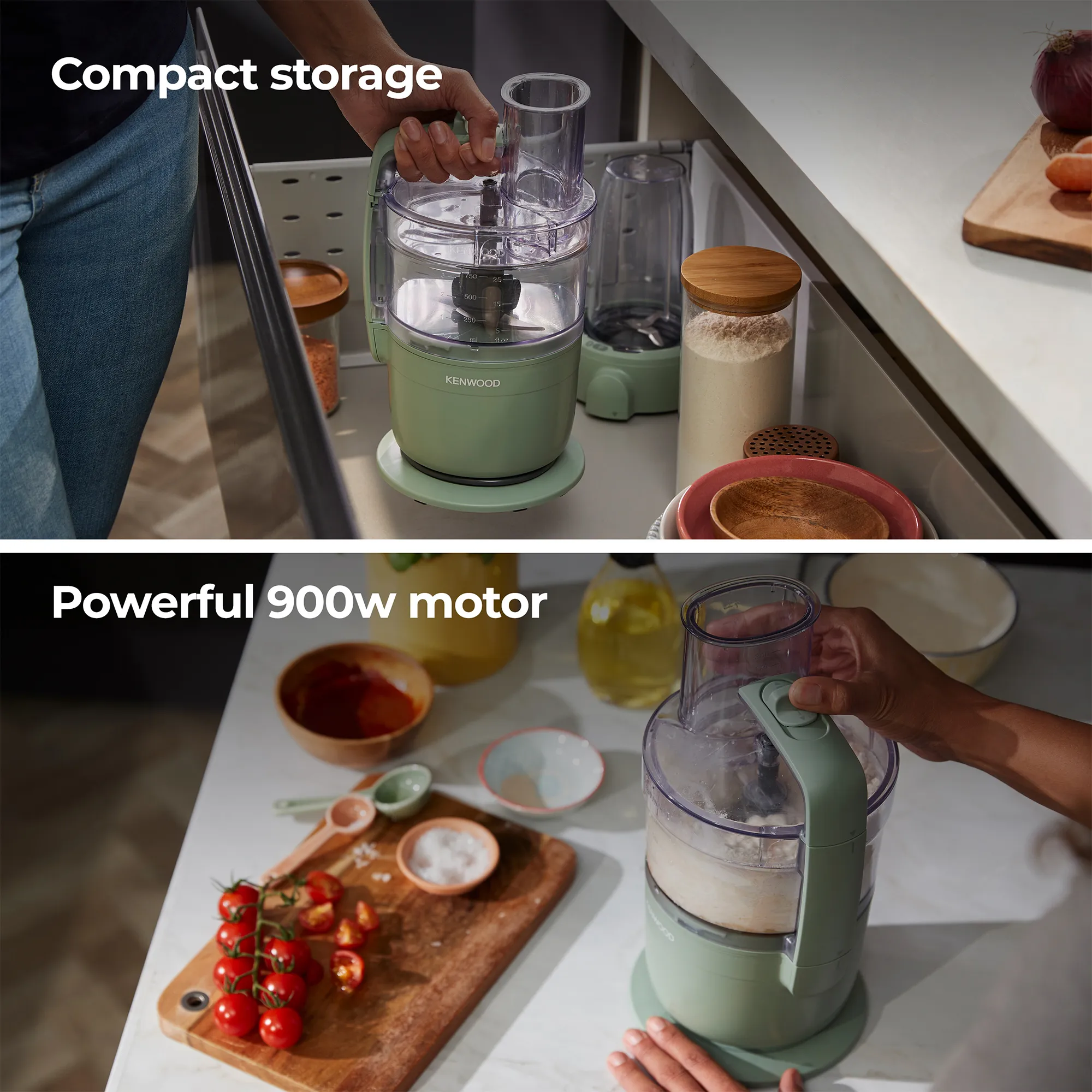 FDP23.380.GR foodprocessor, grøn, produktbillede 4 af 4, Foodprocessorer hos HomeNordic