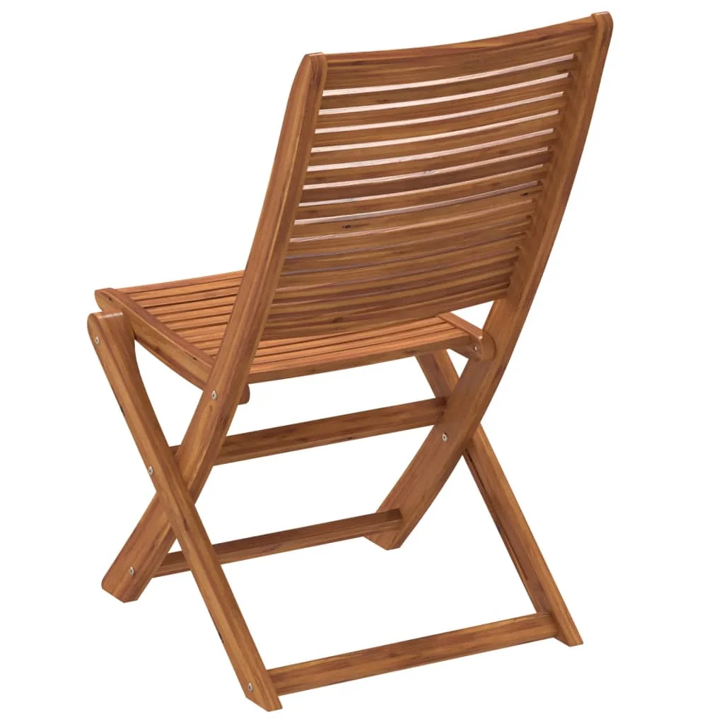 Foldbare Havestole 51x66x95 Cm Massivt Akacietræ, produktbillede 6 af 15, Havestole i akacietræ hos HomeNordic