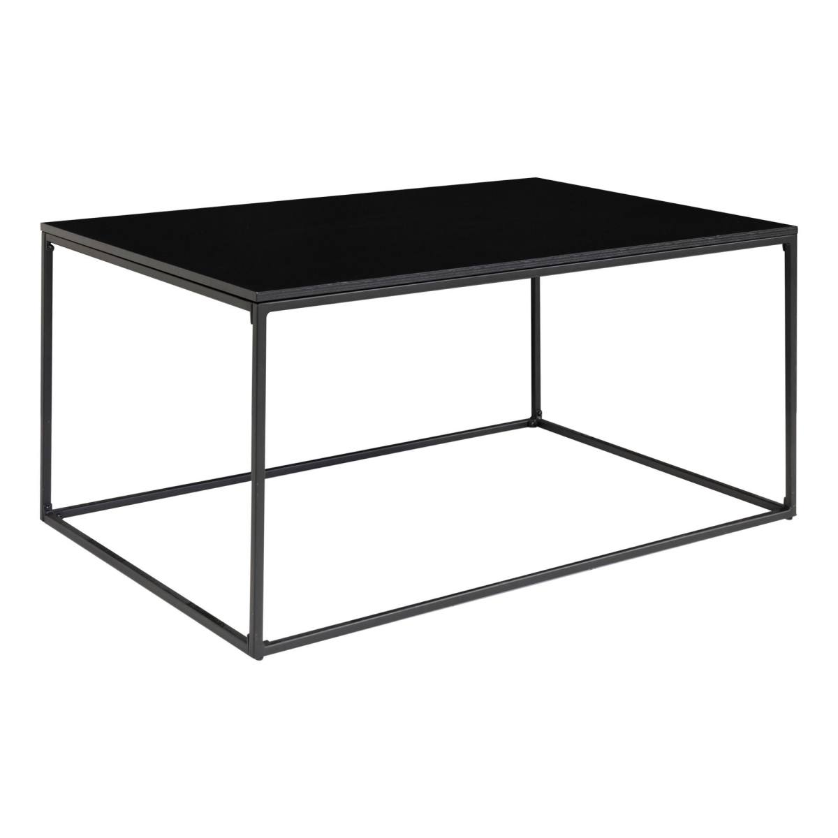 Zeta - Sofabord i sort metal og sort plade, produktbillede 3 af 10, Moderne designs hos HomeNordic