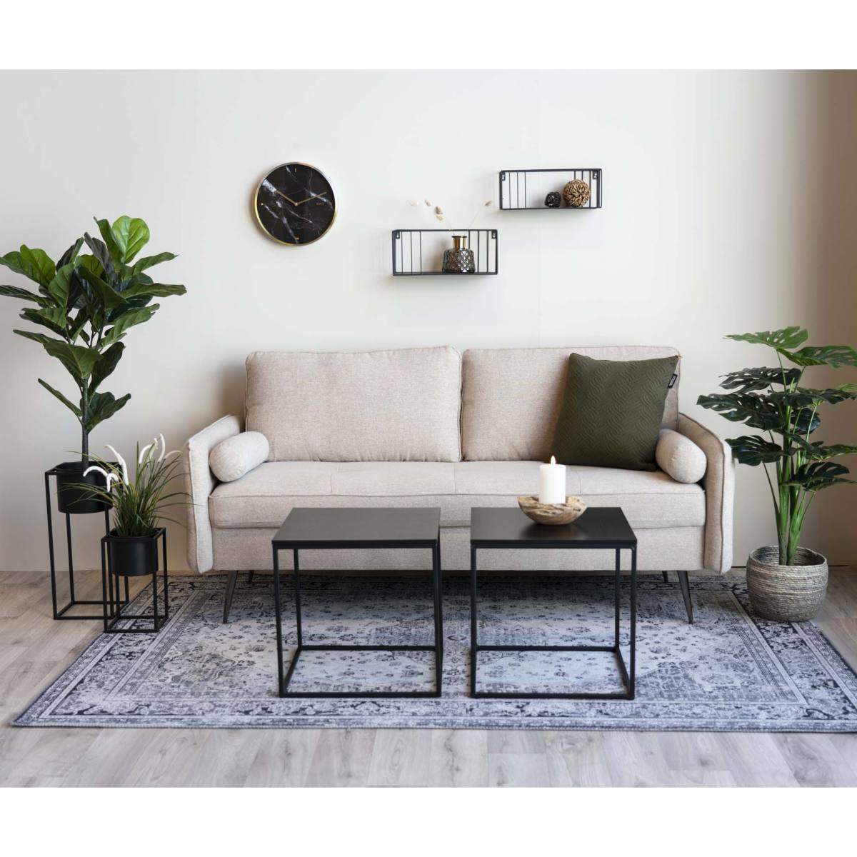 Zeta - Hjørnebord med sort plade, produktbillede 9 af 11, Moderne designs hos HomeNordic