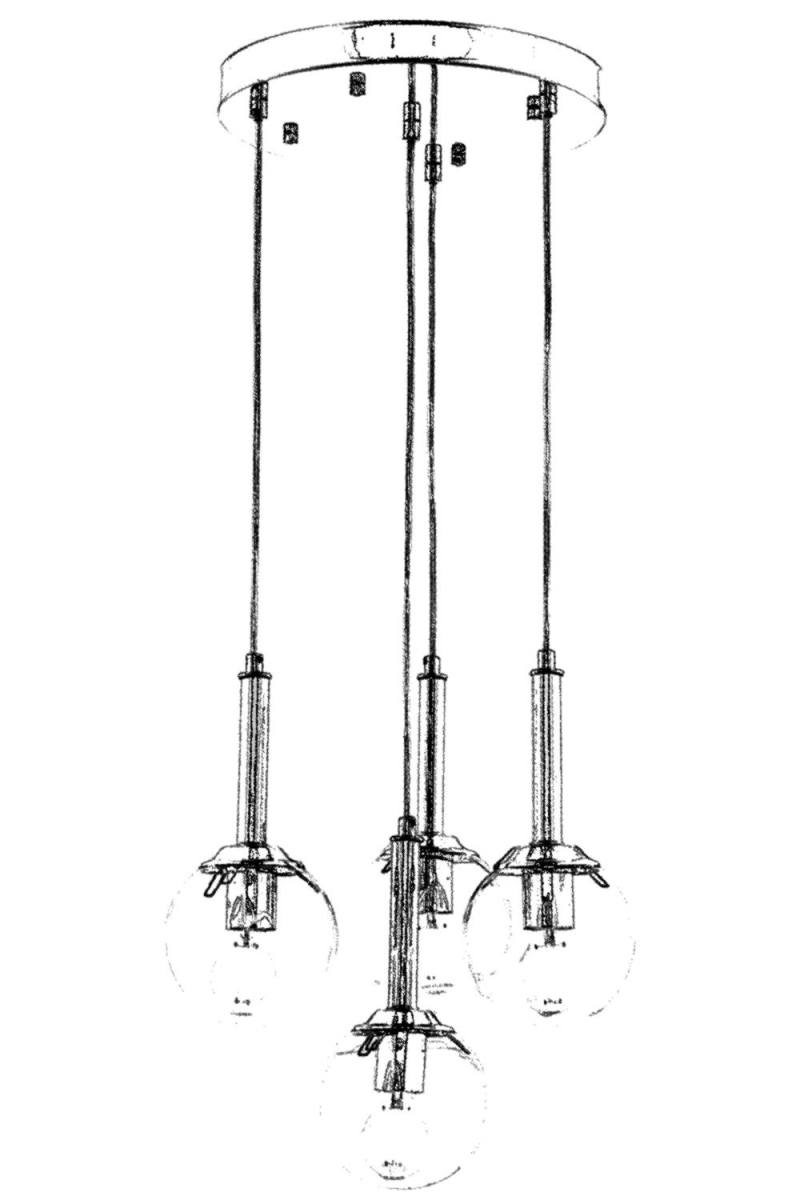 LUMI loftlampe, produktbillede 3 af 4, Loftlamper hos HomeNordic
