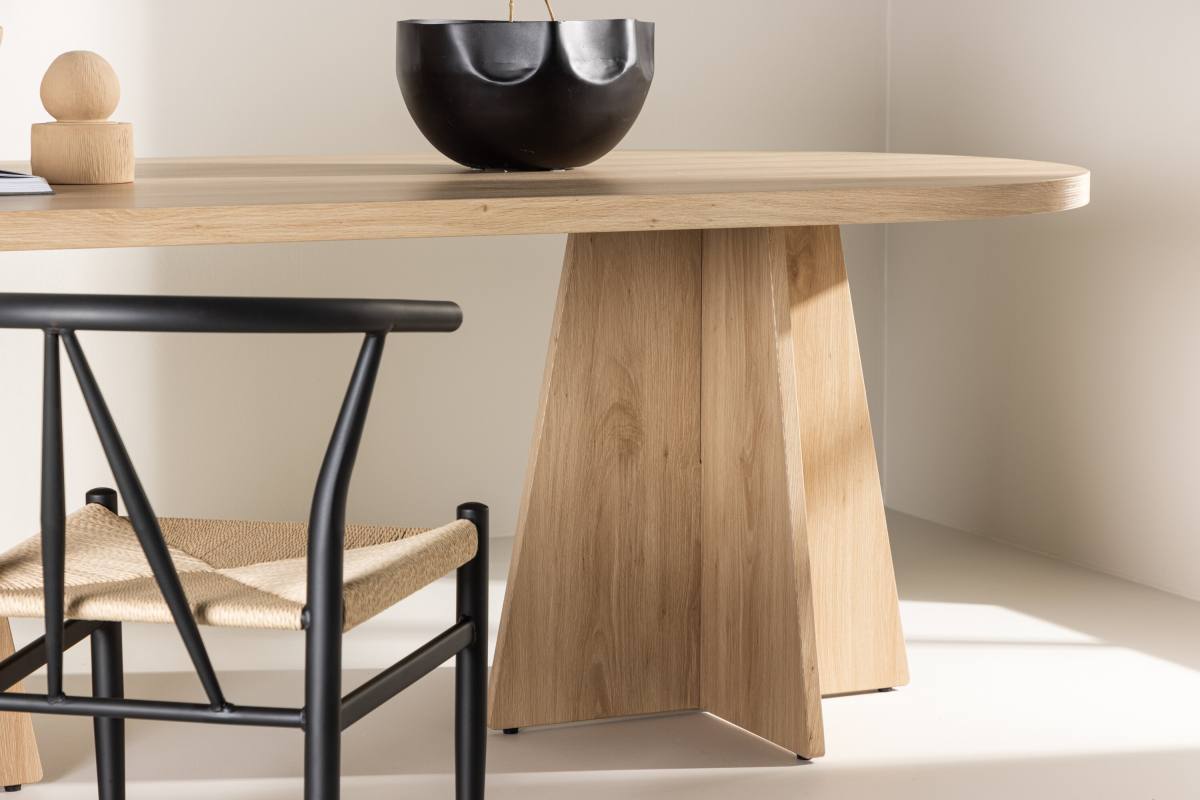 VENTURE DESIGN Bootcut spisebord, rektangulær, produktbillede 15 af 16, Spiseborde hos HomeNordic