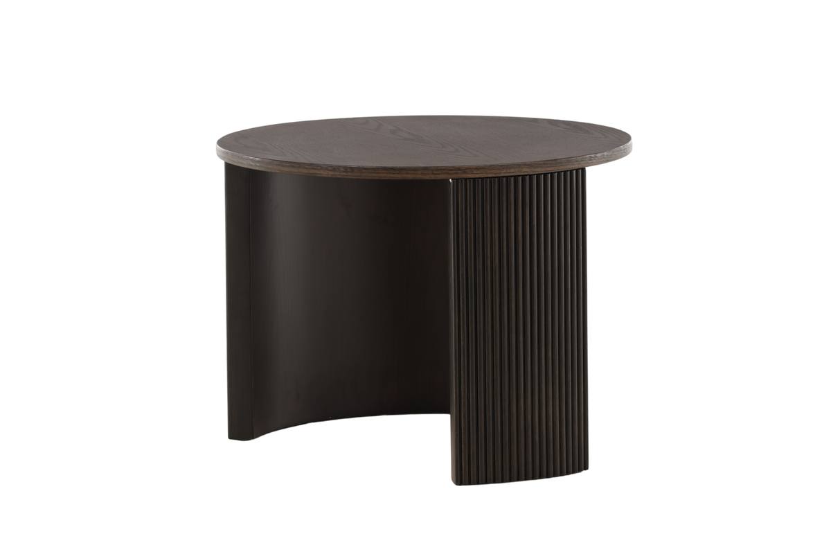 Suave - Sofabord i mocca farvet finer, diameter 60 cm., produktbillede 7 af 8, Moderne designs hos HomeNordic