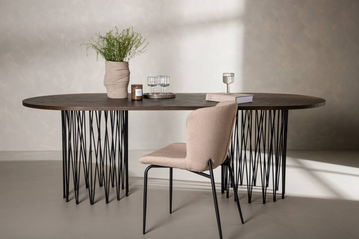 VENTURE DESIGN Stone spisebord, oval, produktbillede 7 af 8, Spiseborde hos HomeNordic