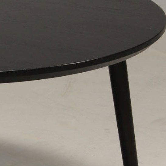 CT 10 - Sofabord i massiv sortlakeret eg, to størrelser, produktbillede 3 af 13, Nordisk design hos HomeNordic