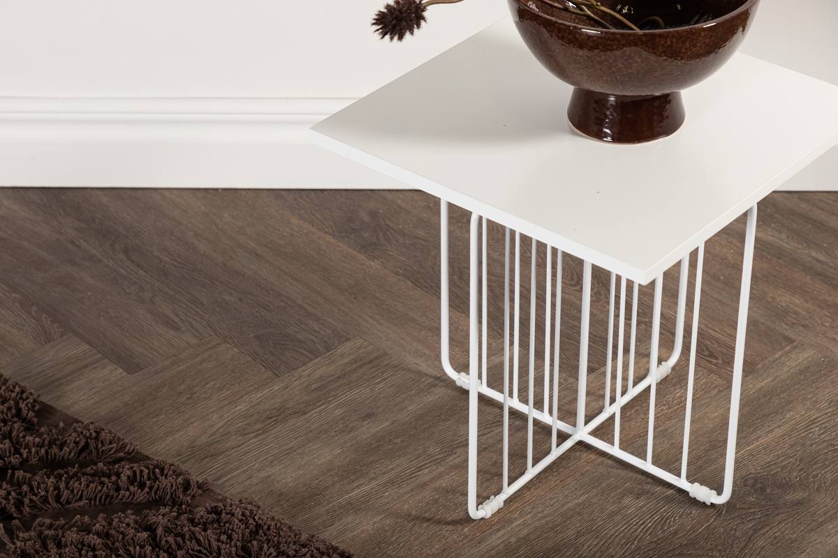 Cawey- Sofabord i stål og topplade, 60 x 60 cm., produktbillede 3 af 7, Moderne designs hos HomeNordic