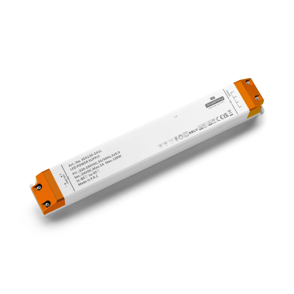 Snappy 120W / 24V DC strømforsyning, Strømforsyninger hos HomeNordic
