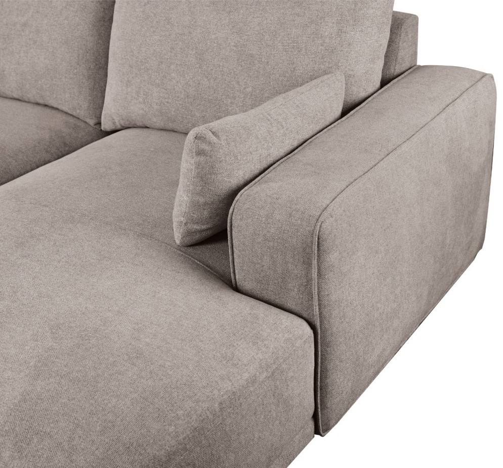 Santa Monica sofa med chaiselong til højre i sandfarvet møbelstof, produktbillede 9 af 13, Sofaer hos HomeNordic