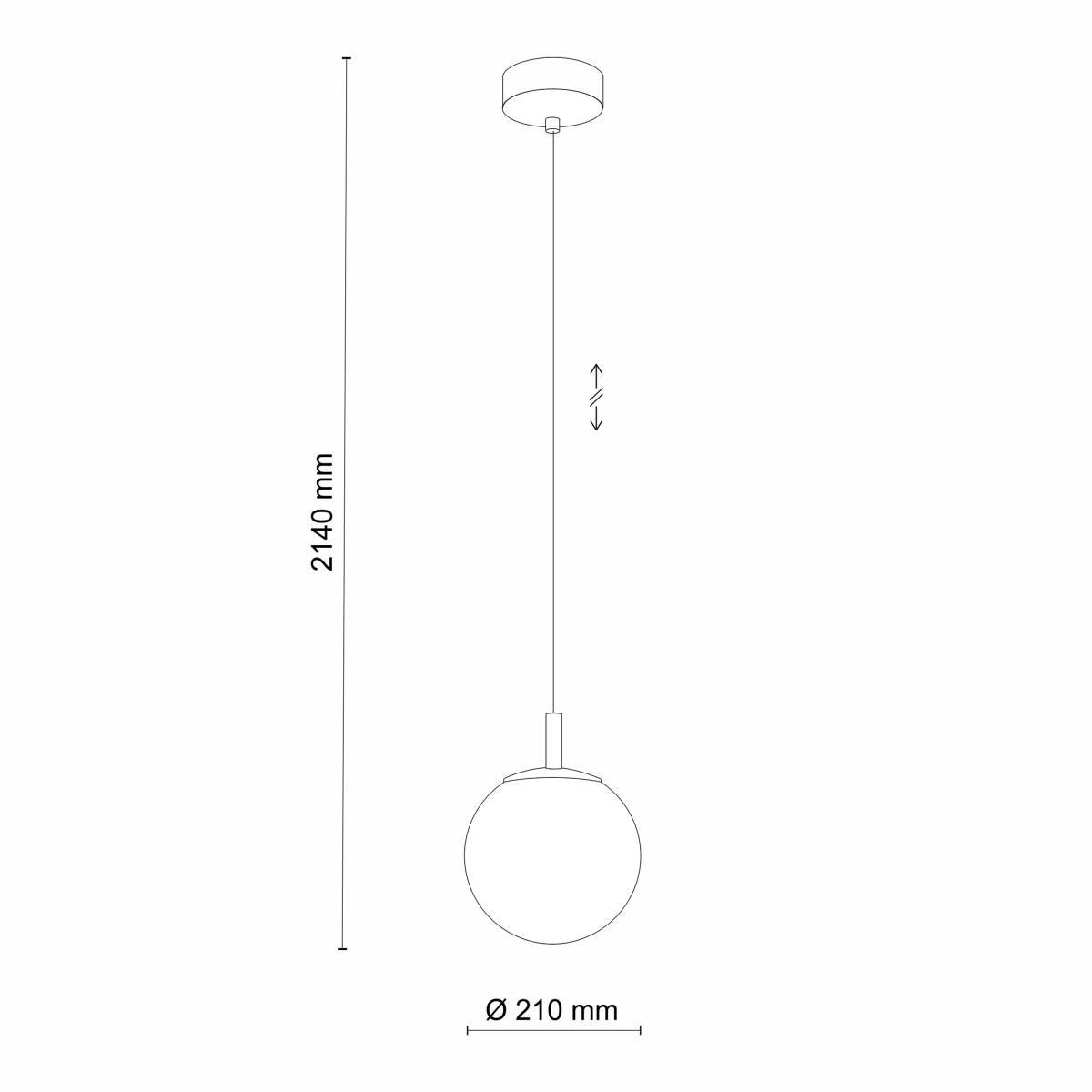 TK Cadix loftlampe 210, produktbillede 2 af 5, Loftlamper hos HomeNordic