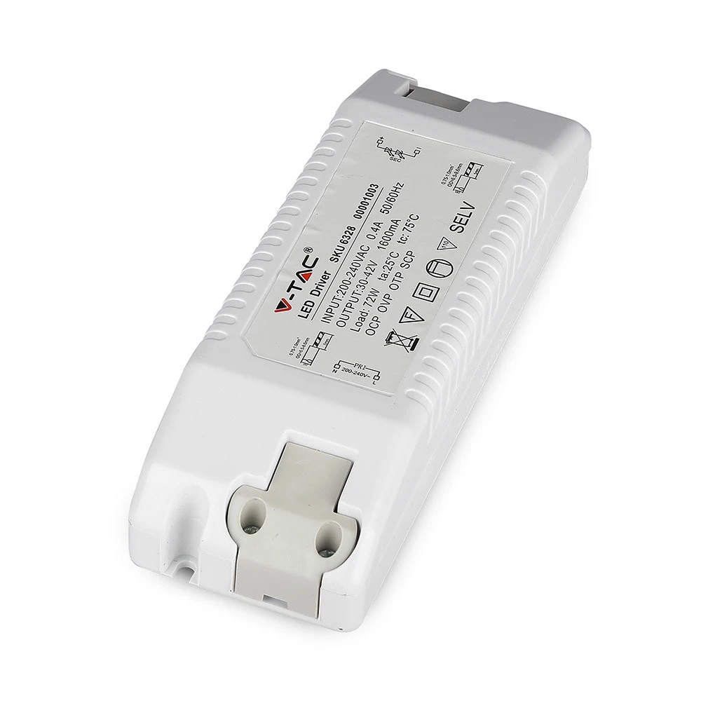 72W / 1600mA LED driver til panel, Strømforsyninger hos HomeNordic
