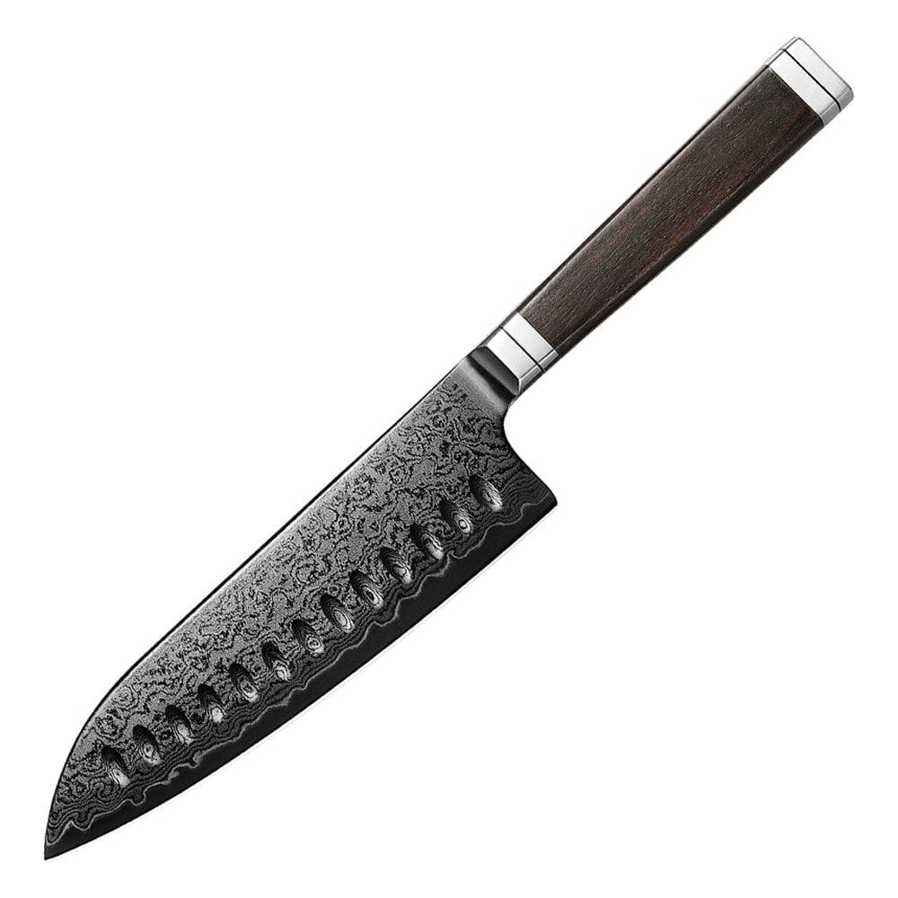 Enenra | Santoku 180 mm | Japansk allround kniv | Rinzen #1 & Sort, Santokuknive hos HomeNordic