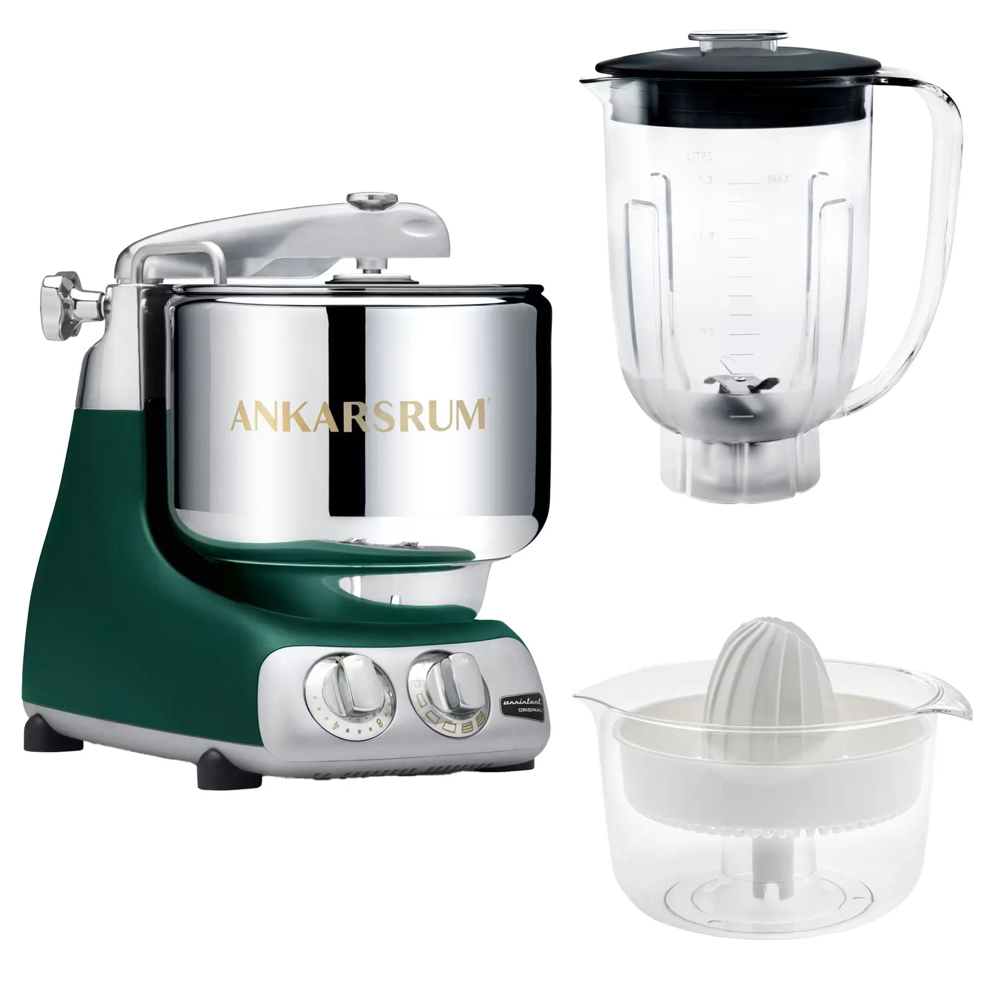 Assistent AKM6230 + mixerkande og citruspresser, black chrome, produktbillede 16 af 24, Røremaskiner hos HomeNordic
