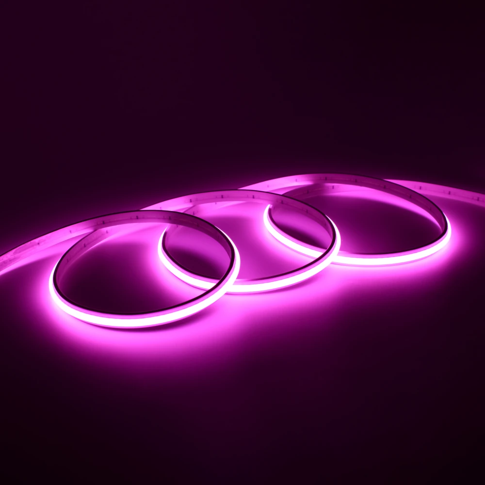 5m 9W/m Rosa Slim COB LED strip, LED-strips hos HomeNordic