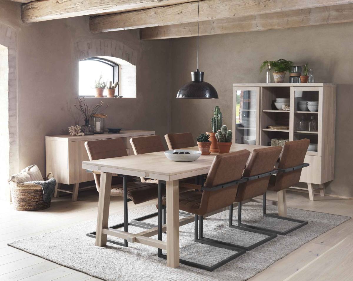 ROWICO Brooklyn spisebord, produktbillede 3 af 10, Spiseborde hos HomeNordic